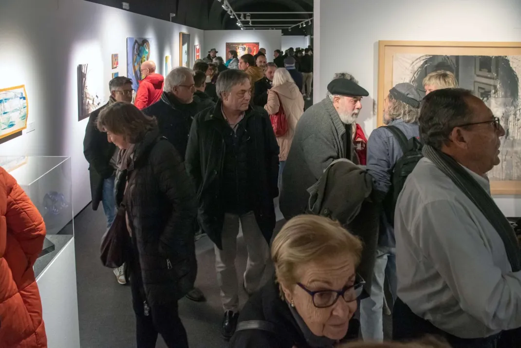 Inauguració 120 artistes. Fons d'art de la Fundació Valvi | © Claudi Valentí Inauguració 120 artistes. Fons d'art de la Fundació Valvi | © Claudi Valentí