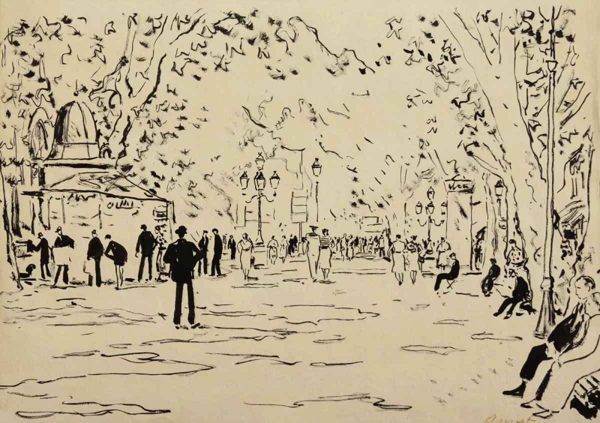 La rambla, 1946 | © Josep Amat